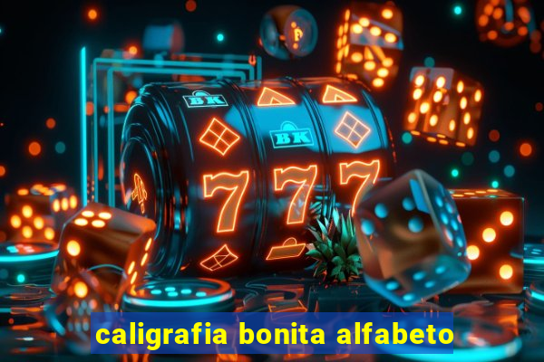 caligrafia bonita alfabeto